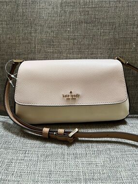 Kate Spade Sutton Mini Colorblock Genuine Leather Flap Crossbody Bag